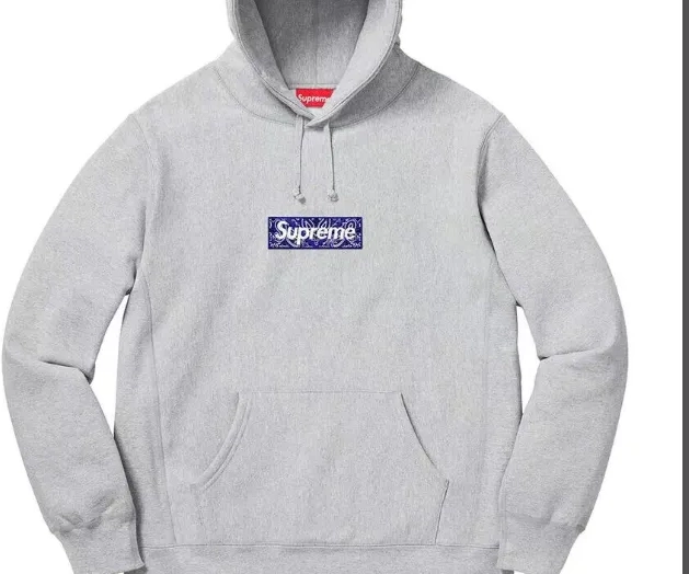 Grey S Black Cashew Flower Hoodie Box M L Bandana Hoodie Logo XL 19FW 0610